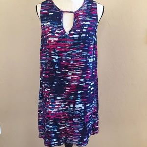 Michael Stars Tank Dress With Front keyhole S